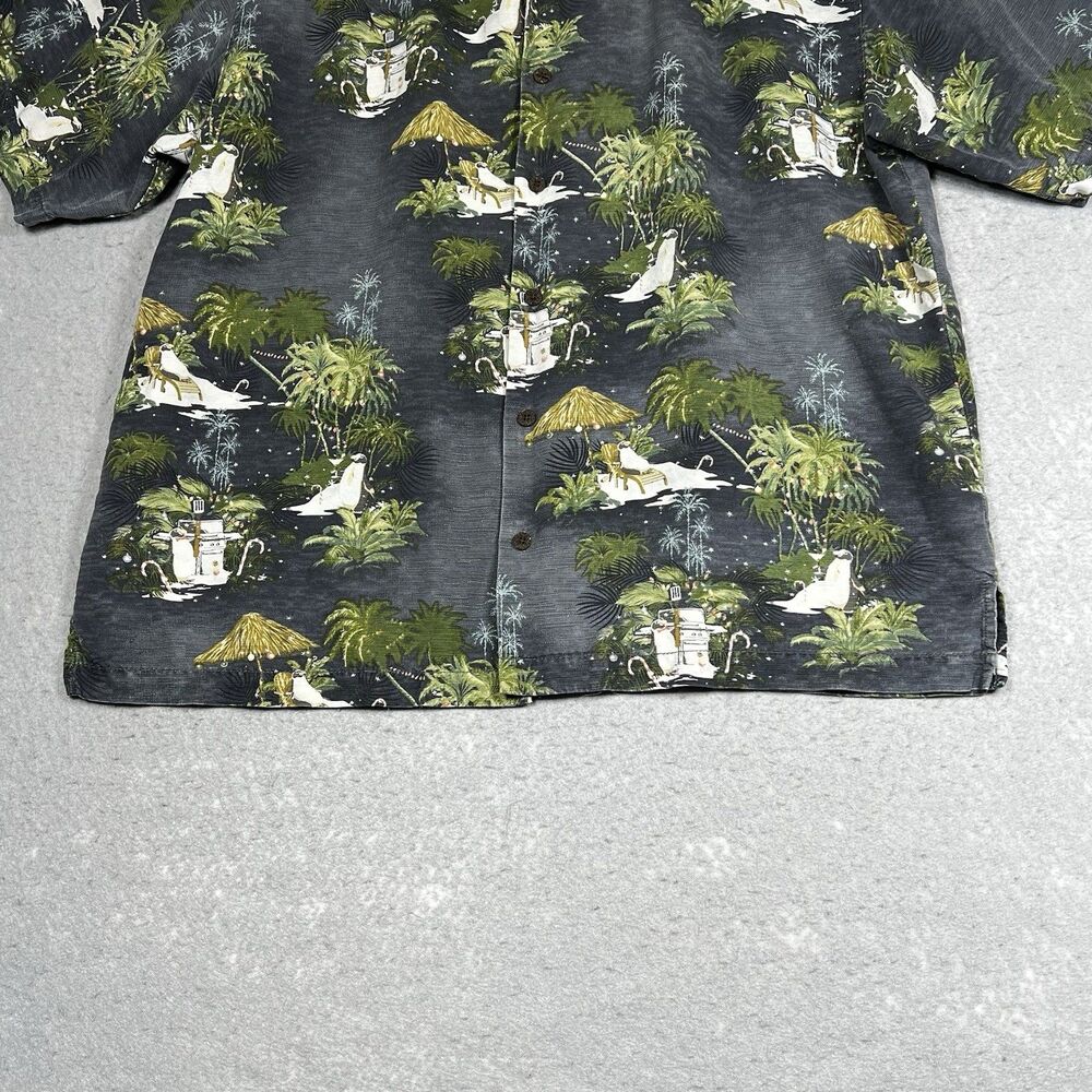 Tommy Bahama Mens XL Multicolor X Mas Hawaiian Silk Short Sleeve Limited Edition - Picture 3 of 13